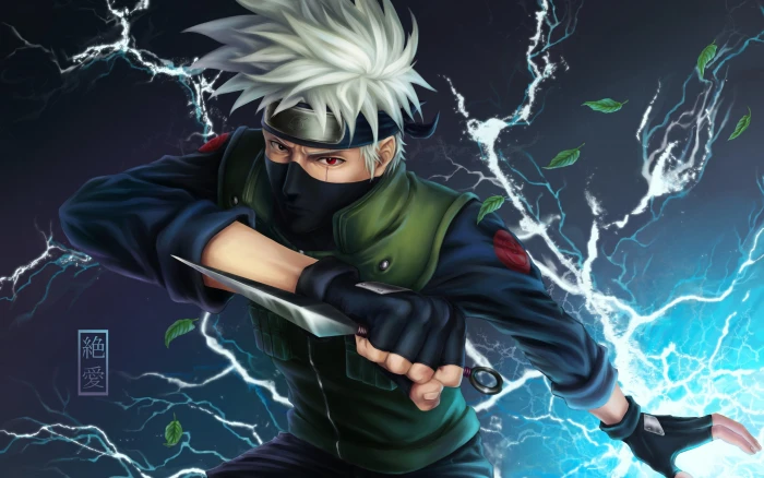 Ataki kakashi naruto hatake solo gloves leaves scar 2k