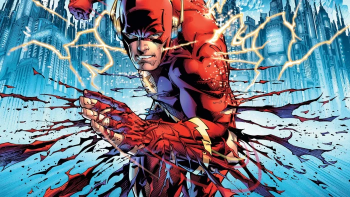 Daredevil illustration Flash superhero comics lightning artwork 2k