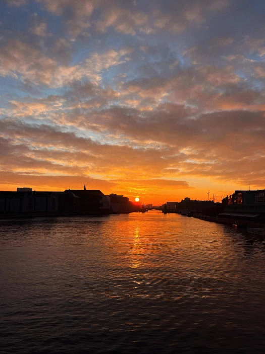 Sunset in Copenhagen