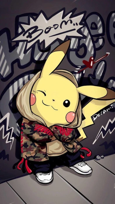 Pikachu looking Swag