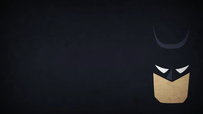 cartoon DC Comics superhero Batman minimalism artwork 2k