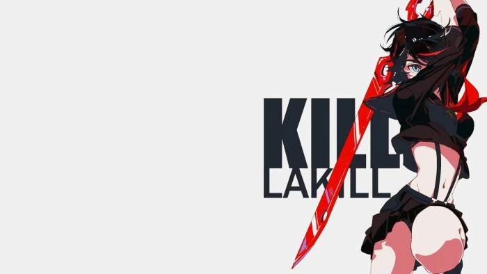 Kill Lakill digital wallpaper la Matoi Ryuuko anime 2k