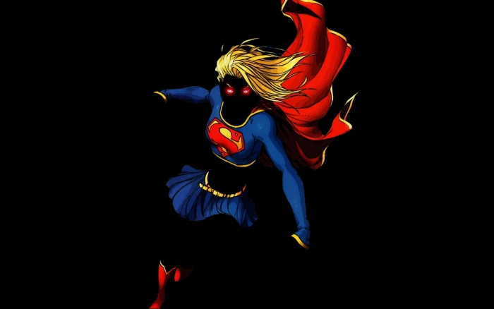 Super Girl illustration DC Comics Supergirl superhero superheroines 2k