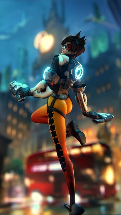 male anime illustration character Overwatch