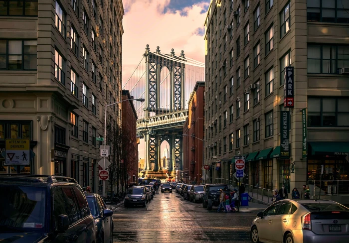 Brooklyn Bridge New York City architecture street 2k