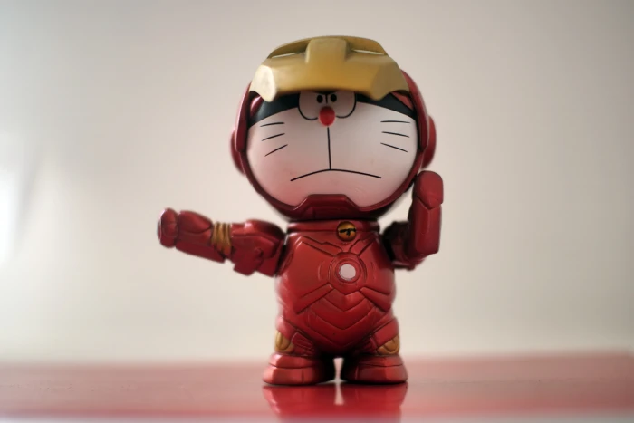 iron man male hero toy figurine small cute red metal 2k 4k 5k