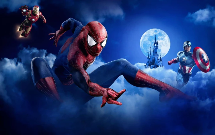 Summer paris superheroes marvel disneyland 2k