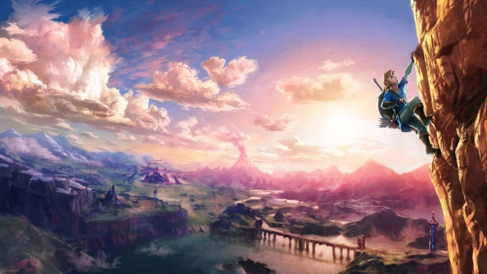 landscape The Legend of Zelda Breath the Wild 2k