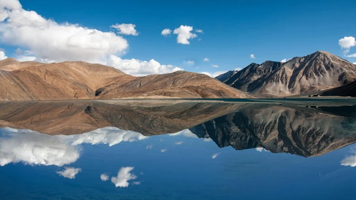 cloud water mount scenery himalayas chang la lake loch 2k 4k