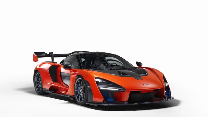 orange McLaren s Senna supercar 2k 4k 5k