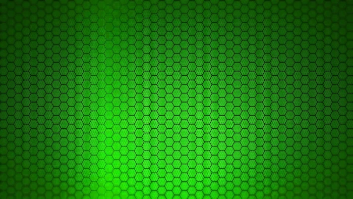 abstract hexagon green 2k