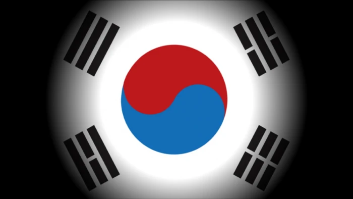 asian south korea flag korean black taegeukgi shape circle 2k