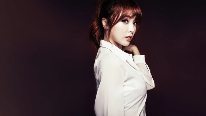 women s white dress shirt Hong Jin Young K pop Asian Korean 2k