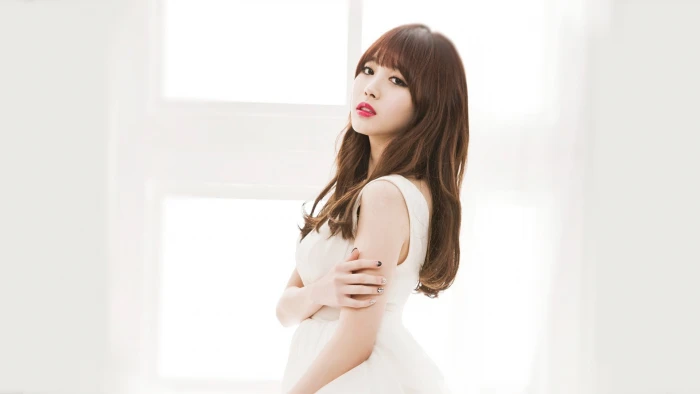 women s white sleeveless dress K pop Girl Day Kim Yura Asian 2k
