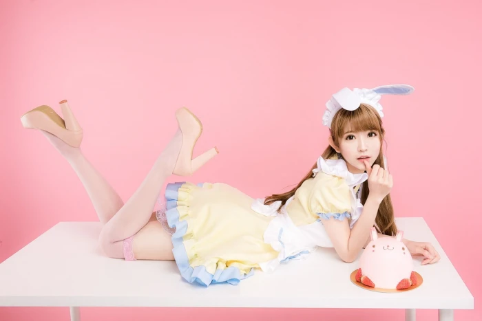 Yurisa Chan Korean model women cosplay one person indoors 2k