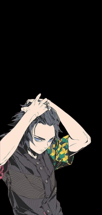 amoled dark anime boys 20