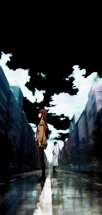 Steins;Gate amoled dark vertical Okabe Rintarou 30 2k
