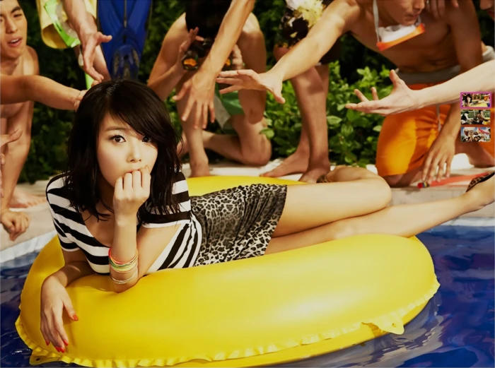 Asian women Korean singer K pop brunette looking at viewer 2k