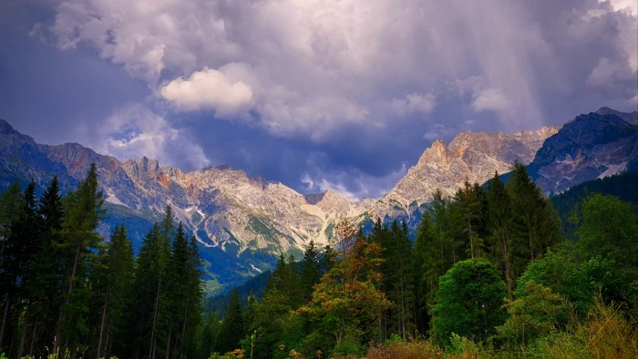 mountain austria alps range landscape mount scenery 2k 4k