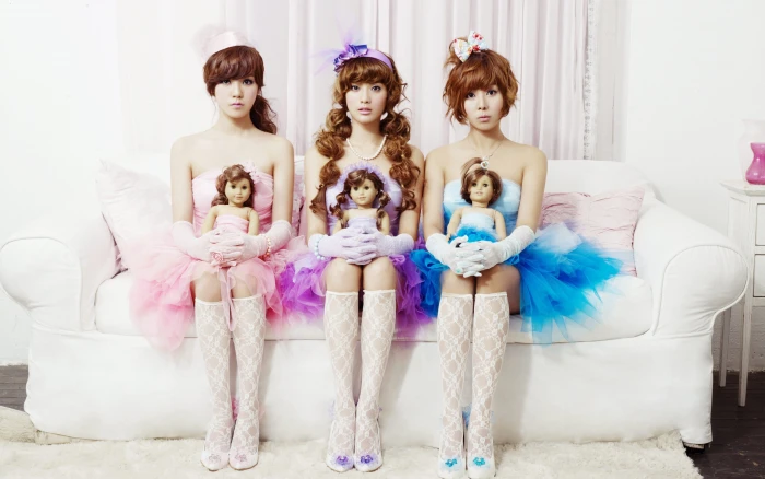 Orange Caramel Korean music group beautiful girls 2k