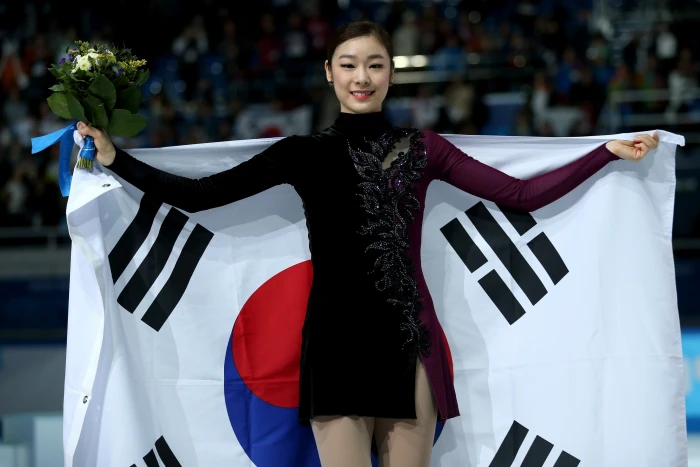 South Korea flag Asian Korean figure skating kim Yun A 2k
