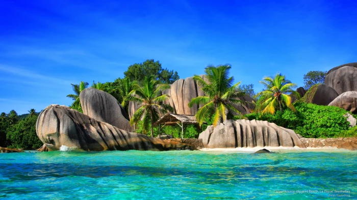 Anse Source dArgent Beach La Digue Seychelles Islands 2k