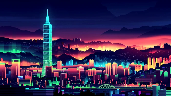 Vector The city View Style Building building Background 2k 4k