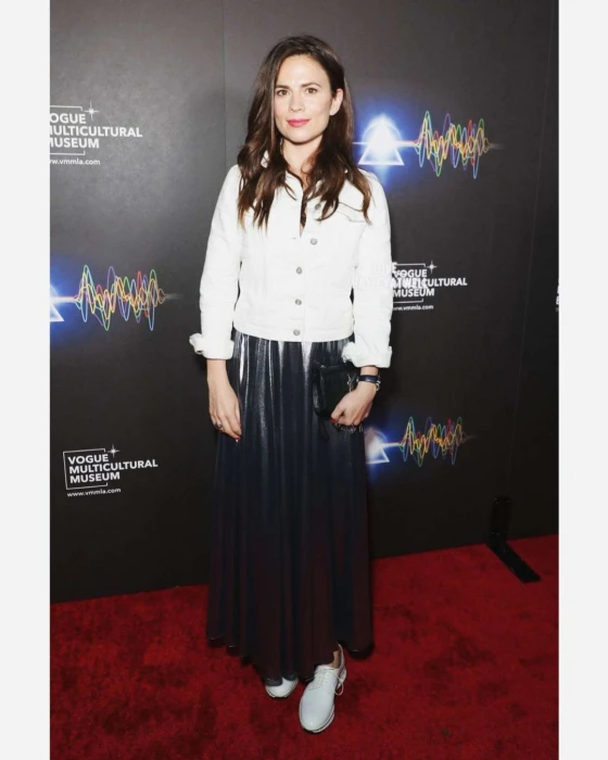 Visiting a Museum in LA hayley atwell actress hollywood celebrity