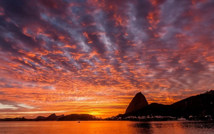beach sunset Brazil Rio de Janeiro 2k