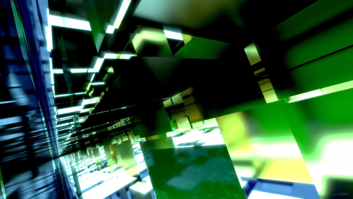 Dark Green Tunnels art abstract digital abstractart