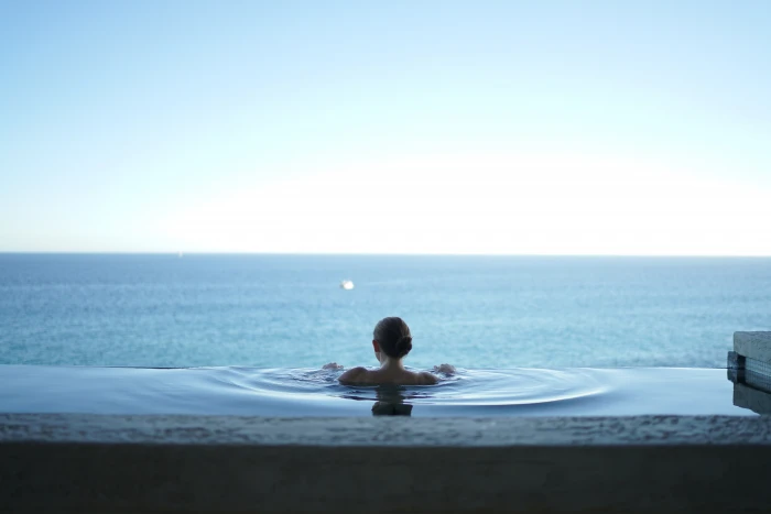 beach sea swimming pool 2k 4k 5k