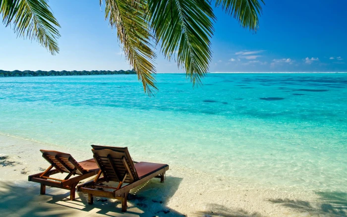 Maldives Tropical Beach nature 2k