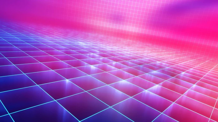 pattern purple pink grid magenta synthwave line energy 2k 4k