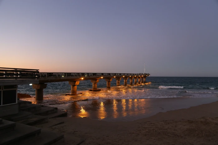 Port Elizabeth South Africa beach promenade sea sunset sky 2k 4k 5k