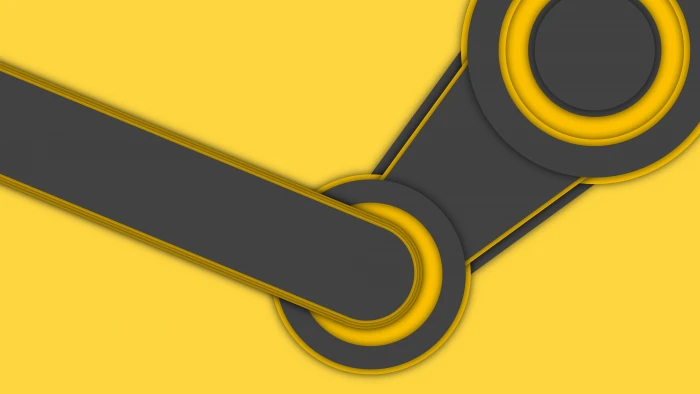 steam brand logo computer hd yellow no people 2k 4k 5k 8k