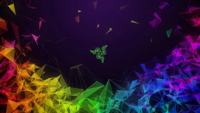 Razer logo colorful Inc backgrounds abstract multi colored 2k 4k