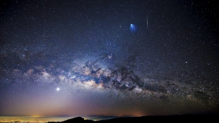 sky nature milky way night galaxy astrophotography stars 2k 4k