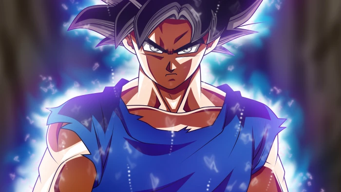 Son Goku illustration Ultra Instinct vector 2k 4k 5k