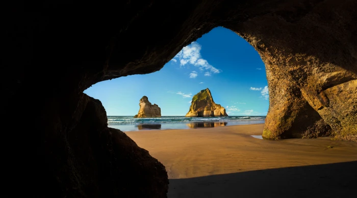 Windows 10 Wallpaper nithinsuren brown rock formation 2k 4k