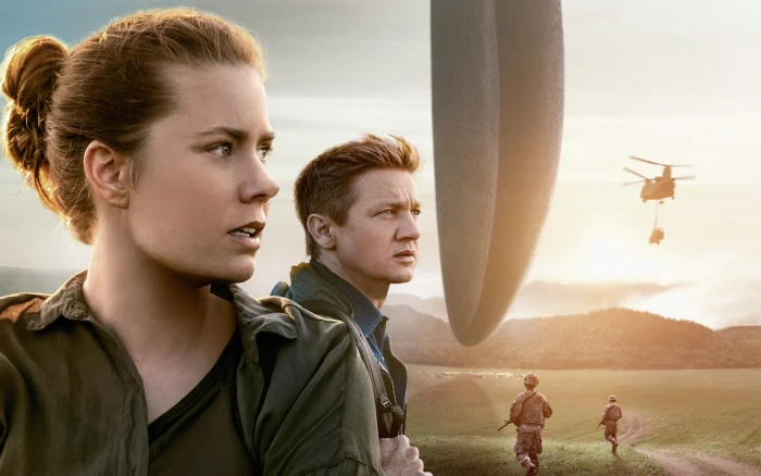 Amy Adams Jeremy Renner Arrival 2k