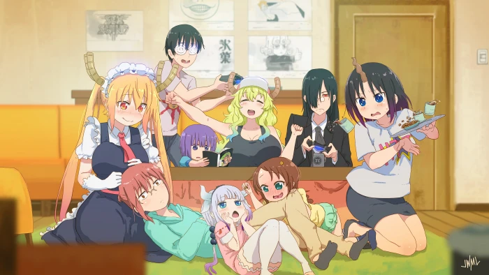 anime movie still Kobayashi san Chi no Maid Dragon Tohru 2k 4k 5k