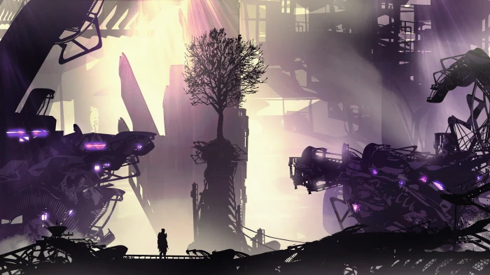 fantasy art artwork fan landscape futuristic city cyberpunk 2k 4k