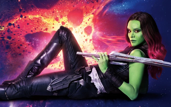 Gamora Guardians of the Galaxy Vol 2 2k