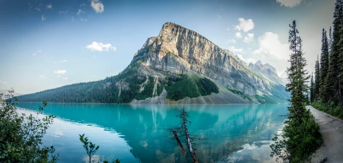 lake nature beautiful places water mountain scenics 2k 4k