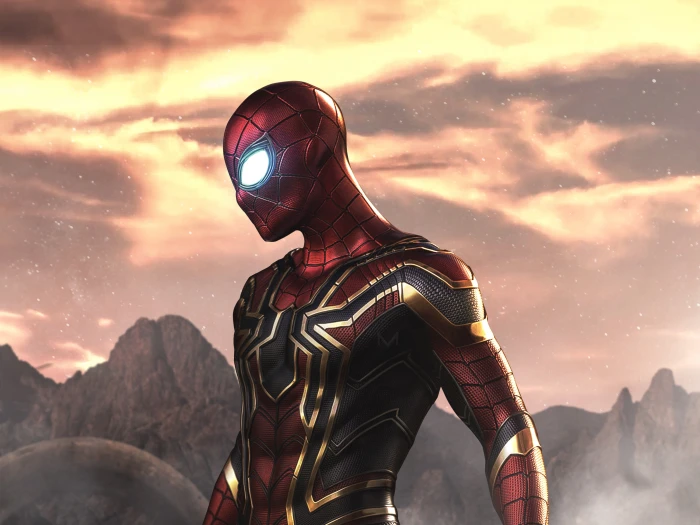 Marvel Comics Spider Man Superhero Iron Armour 2k 4k