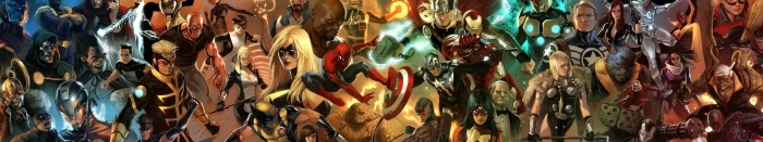 Marvel Universe Super Heroes illustration assorted superhero poster 2k 4k 5k