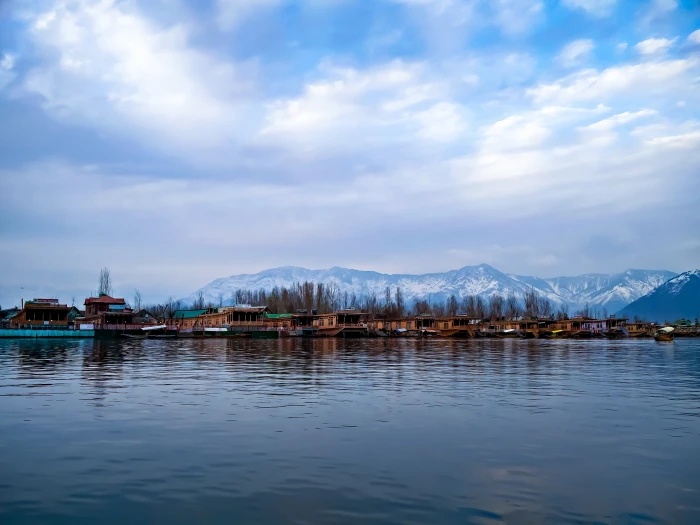 mountain and body of water landscape dal lake srinagar view 2k 4k