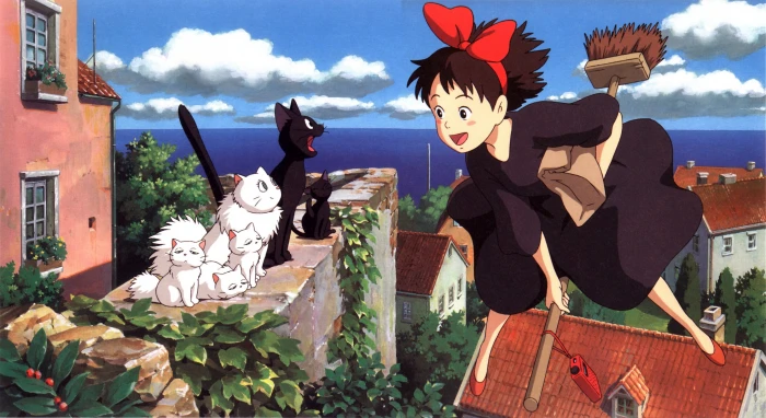 Studio Ghibli anime girls Kiki s Delivery Service 2k