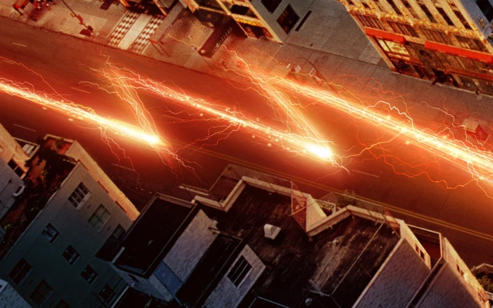 The Flash street city speed superhero CW barry allen 2k