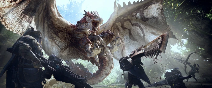 ultrawide ultra wide video games Video Game Art Monster Hunter World 2k